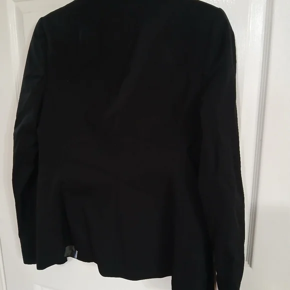 Banana Republic Stretch black blazer Size 8 Business Career Office Old Money - Picture 8 of 9